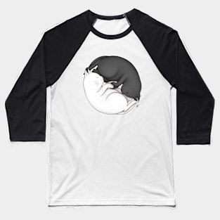 Yin Yang Cats Baseball T-Shirt